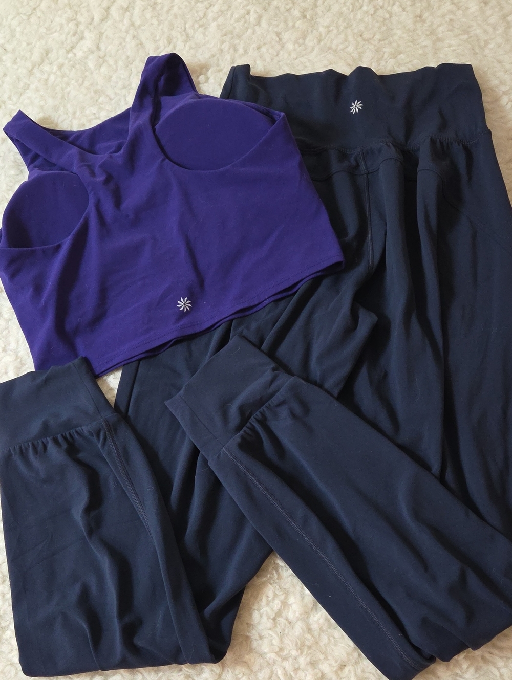 Athleta Matching Set-Solutation Jogger SzS/Conscious Grop in Powervita Bra Sz XS - Picture 8 of 13
